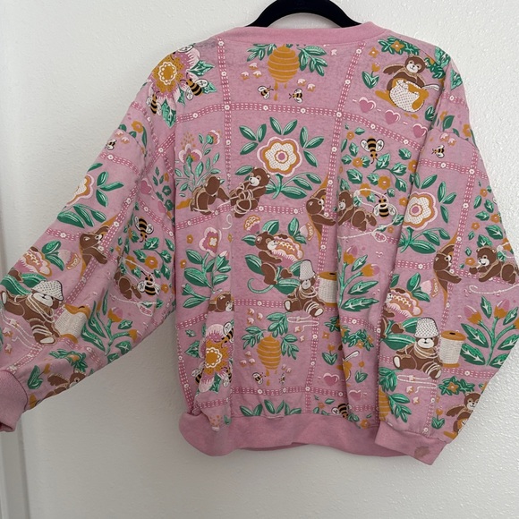 Vintage Pink Floral Sweatshirt - Picture 2 of 9